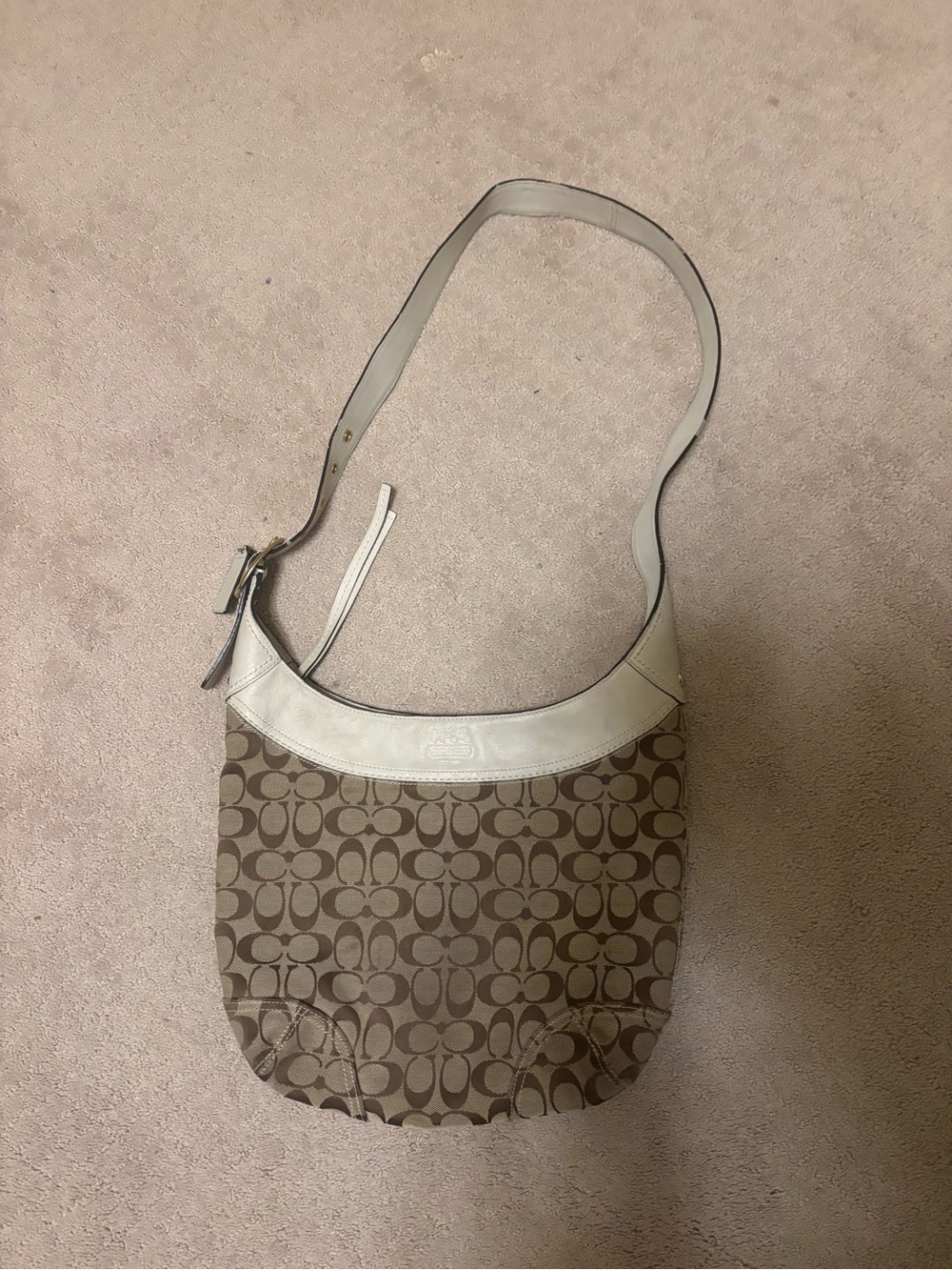 Coach Brown Signature Canvas Bag